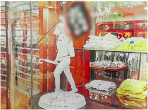 香港一童装店内竖暴徒塑像，被业主告上法庭：限期移走！