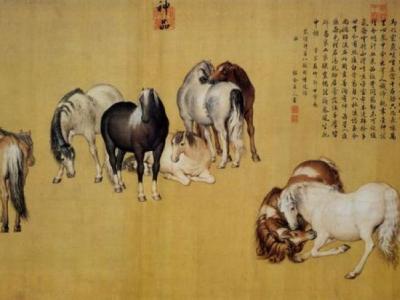 清宫洋画·手稿历史·吃饭养儿