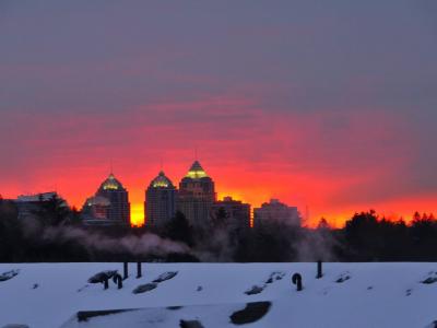 雪后晨曦
